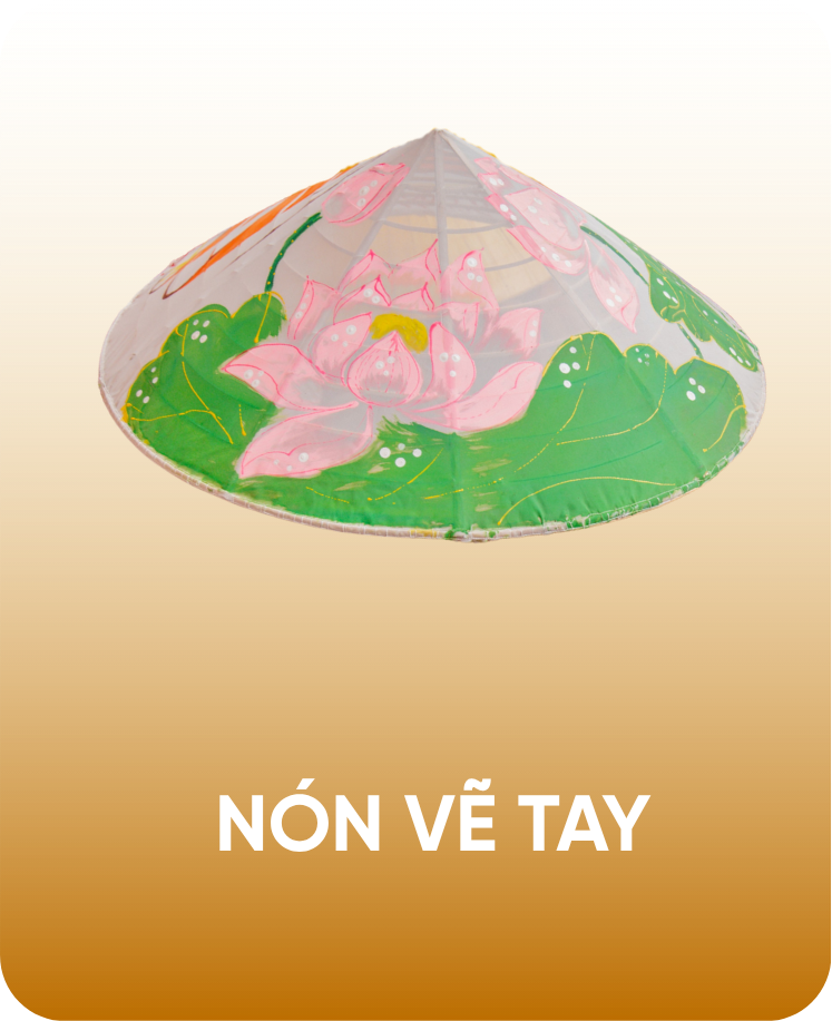 Nón vẽ tay